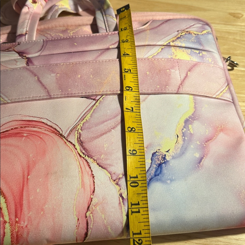 Mosiso Pink Marble Laptop Bag - Picture 4 of 4